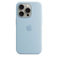 iPhone 15 Pro Max Silicone Case MS - Light Blue
