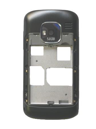 Nokia E5 Carbon Black stredný diel
