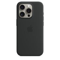 iPhone 15 Pro Max Silicone Case MS - Black