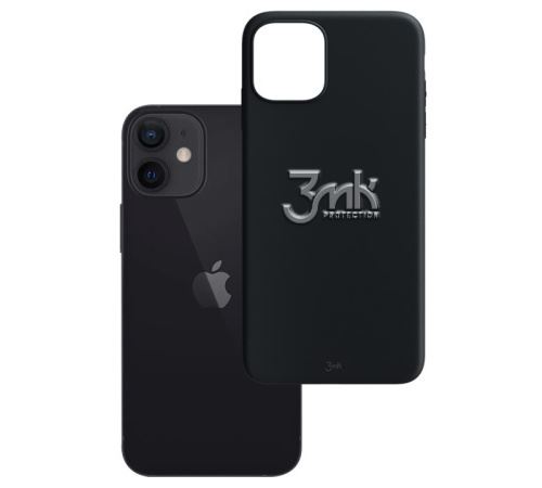 3mk ochranný kryt Matt Case pre Apple iPhone 12, 12 Pro, černá