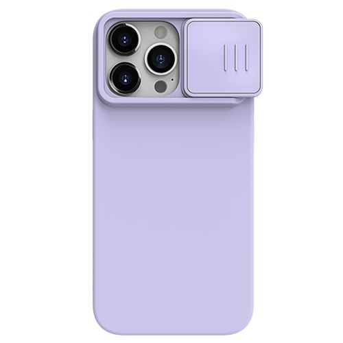 Nillkin CamShield Silky Silikonový Kryt pre Apple iPhone 15 Pro Max Misty Purple