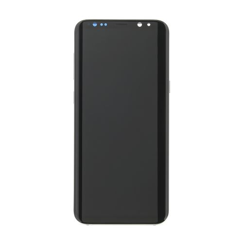 LCD displej + dotyk + predný kryt Samsung G955 Galaxy S8 Plus Silver (Service Pack)