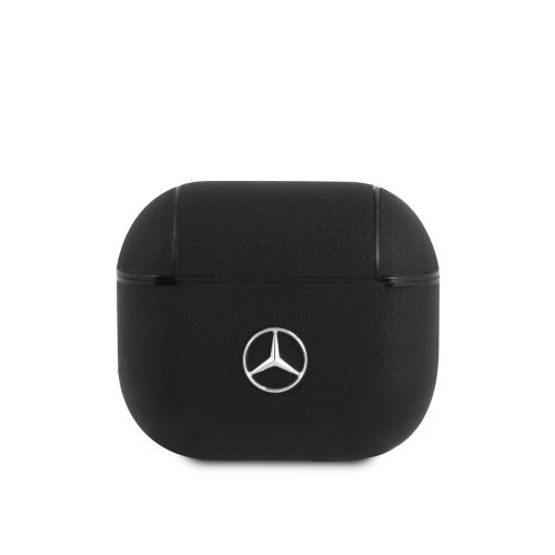 Mercedes kožené puzdro pre AirPods 3 Black