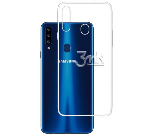 3mk ochranný kryt Clear Case pre Samsung Galaxy A20s (SM-A207), čirý