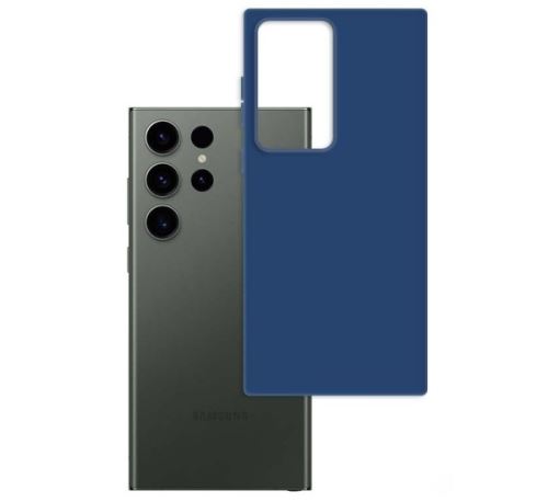 3mk ochranný kryt Matt Case pre Samsung Galaxy S23 Ultra (SM-S918) blueberry/modrá