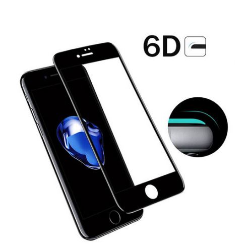 Apple iPhone 7+,8+ 6D tvrdené sklo čierne