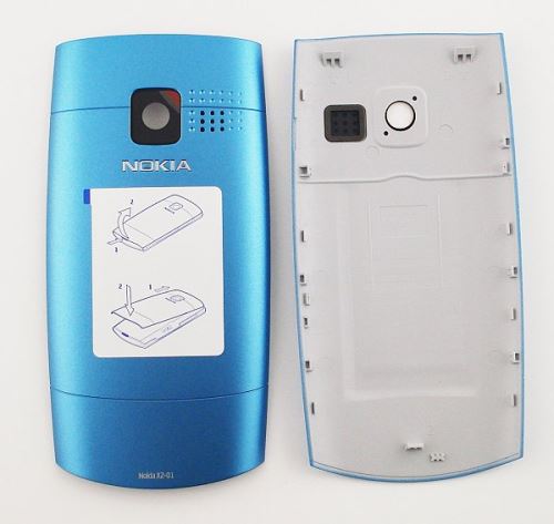 Nokia X2-01 kryt batérie modrý