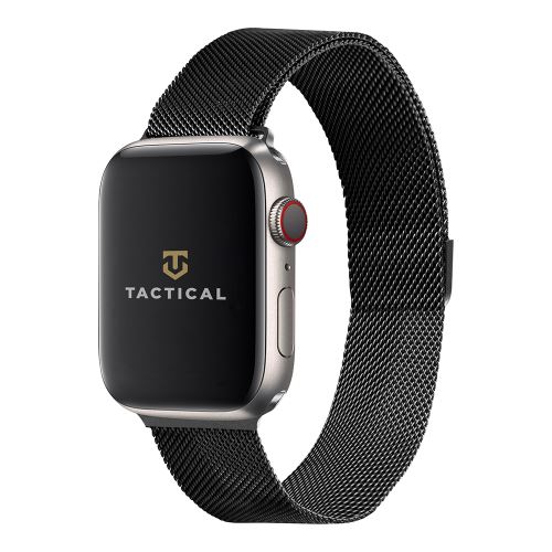 Tactical 351 Loop Magnetický Kovový Řemínek pre Apple Watch 1/2/3/4/5/6/7/8/SE 42/44/45mm Black