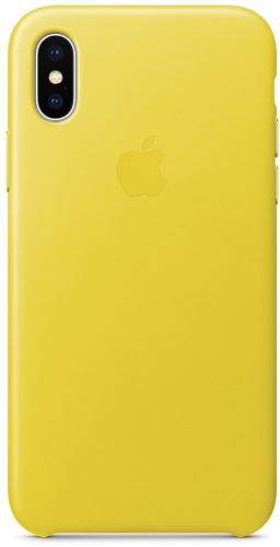 MRGJ2ZM/A Apple Kožené Puzdro pre iPhone X Spring Yellow