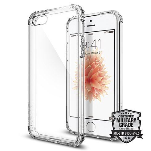 Spigen Crystal Shell puzdro pre Apple iPhone 5/5s/SE Clear