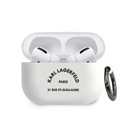 Karl Lagerfeld Rue St Guillaume puzdro pre Airpods Pro White