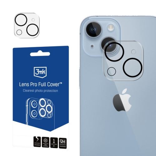 3mk tvrzené sklo Lens Pro Full Cover ochrana kamery pre Apple iPhone 13 / iPhone 13 mini