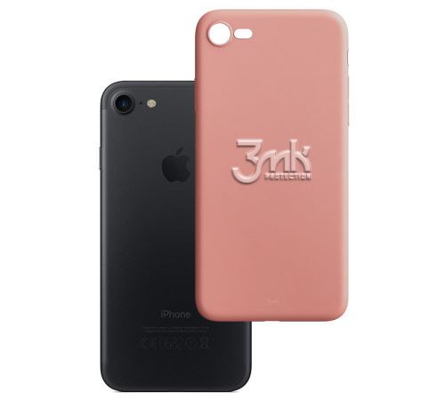3mk ochranný kryt Matt Case pre Apple iPhone 7 / 8 / SE (2020/2022) lychee/růžová