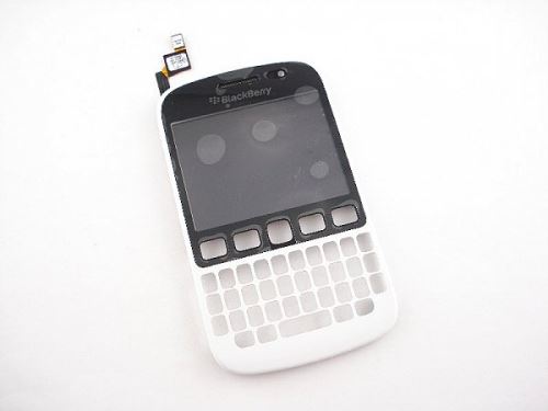 Blackberry 9720 predný kryt + dotyk biely