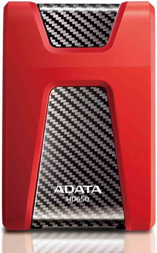 ADATA HD650/1TB/HDD/Externý/2.5"/Červená/3R