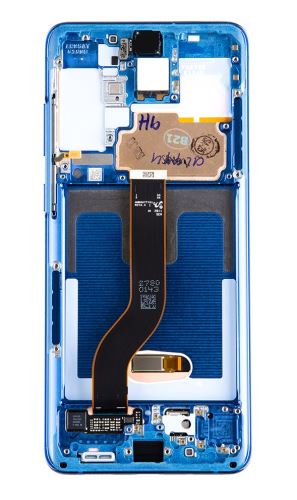 LCD displej + dotyk Samsung G986/G985 Galaxy S20+ Aura Blue (Service Pack)