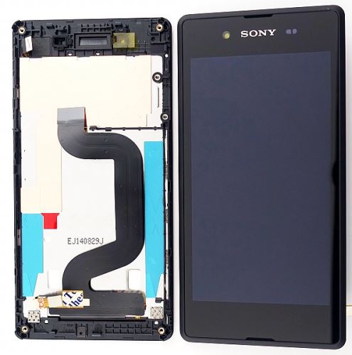 LCD displej + dotyk + predný kryt Black Sony D2203, D2202, D2206 Xperia E3