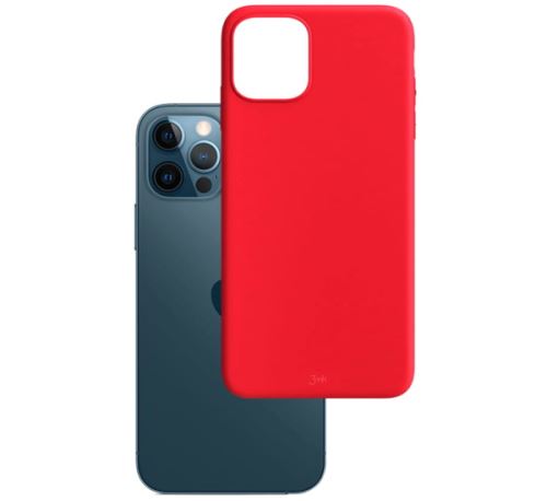 3mk ochranný kryt Matt Case pre Apple iPhone 13 Pro Max, strawberry/červená