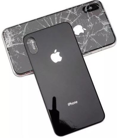 iPhone XS Max zadné tvrdené sklo čierne