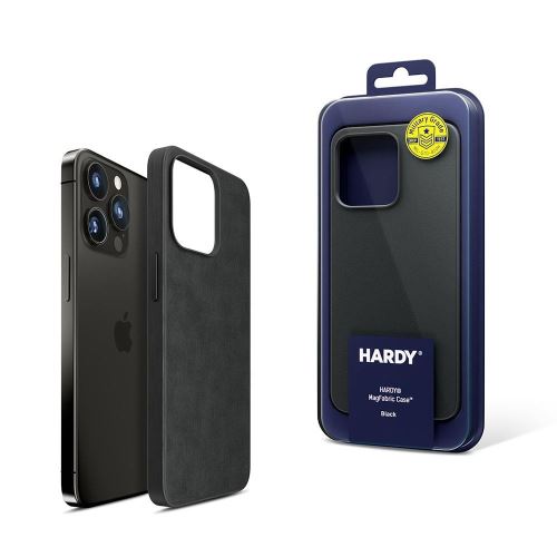 3mk ochranný kryt HARDY MagFabric Case pre Apple iPhone 15 Pro Max, Black