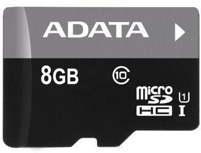 ADATA 8GB MicroSDHC Card bez adapteru Class 10