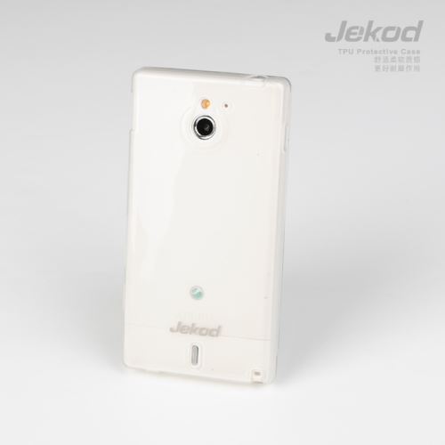JEKOD TPU ochranné puzdro White pre Sony MT27i Xperia Sola