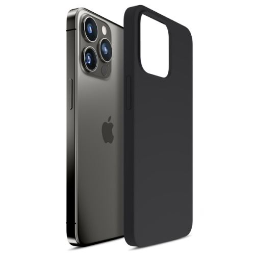 3mk ochranný kryt Hardy Silicone MagCase pre Apple iPhone 13 Pro Max, černá