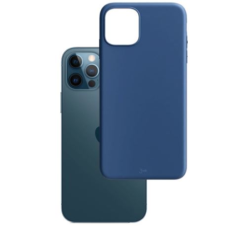 3mk ochranný kryt Matt Case pre Apple iPhone 13 Pro Max, blueberry/modrá