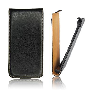 ForCell Slim Flip puzdro Black pre Apple iPhone 4/4S