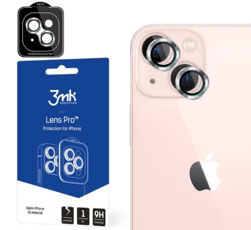 3mk tvrzené sklo Lens Pro ochrana kamery pre Apple iPhone 13 / iPhone 13 mini
