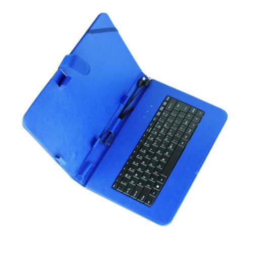 Blun Book Puzdro Universal Blue pre Tablety 10" s klávesnicou