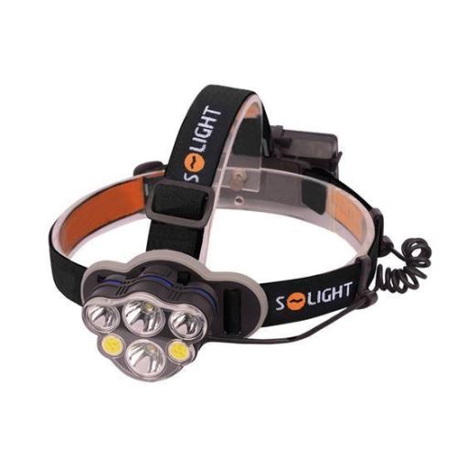 Solight LED čelové nabíjacie svietidlo 550, 550lm, Li-Ion, USB