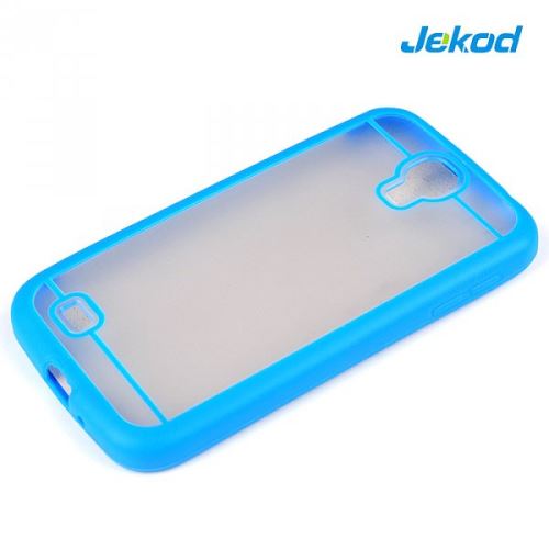 JEKOD Double Color TPU Case Blue pre Samsung i9505 Galaxy S4
