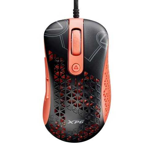 Adata XPG Slingshot Mera Edition/Herní/Optická/Pro praváky/12 000DPI/Drátová USB/Černá-ora