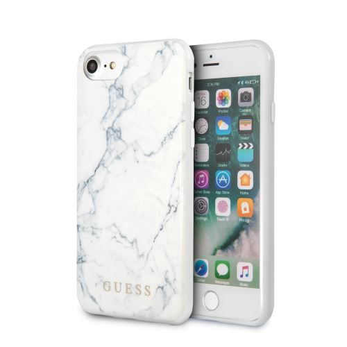 Guess Marble kryt pre Apple iPhone 7/8/SE2020 White