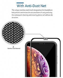 Apple iPhone 12 PRO Max 3D tvrzené sklo+prachovka sluchátka