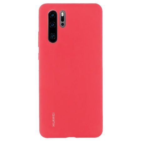 Huawei Original Silicone puzdro Red pre Huawei P30 Pro