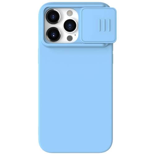 Nillkin CamShield Silky Silikonový Kryt pre Apple iPhone 15 Pro Blue Haze