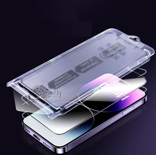 iPhone 12 Pro Max auto instalační sada 2ks tvrzených skel - čirá
