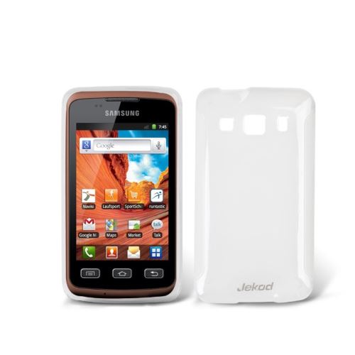 JEKOD TPU ochranné puzdro White pre Samsung S5690 Galaxy Xcover
