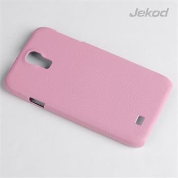 JEKOD Shield kožený zadný kryt Pink pre Samsung i9505 Galaxy S4