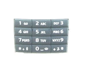 Nokia E66 spodná klávesnica šedá