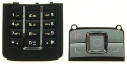 Nokia 6280 klávesnica čiernostrieborná
