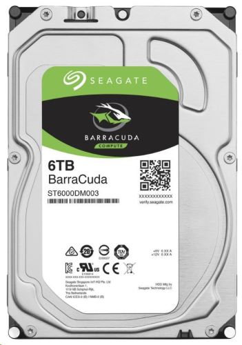 Seagate BarraCuda/6TB/HDD/3.5"/SATA/5400 RPM/2R