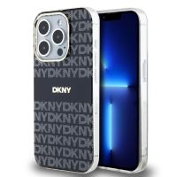 DKNY PC/TPU Repeat Pattern Tonal Stripe Magsafe Zadní Kryt pre iPhone 13 Pro Black