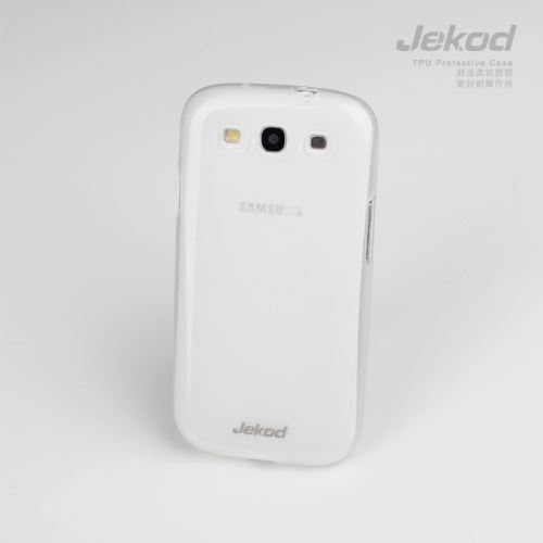 JEKOD TPU ochranné puzdro White pre Samsung i9300 Galaxy S3