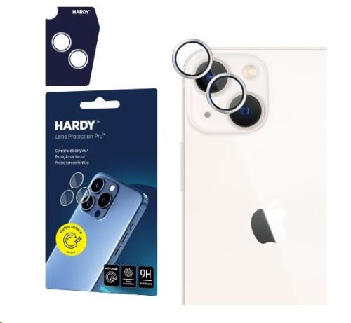 3mk ochrana kamery HARDY Lens Protection Pro pre iPhone 15/15 Plus Silver