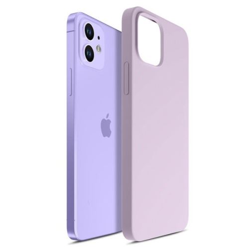 3mk ochranný kryt Hardy Silicone MagCase pre Apple iPhone 12/12 Pro, fialová