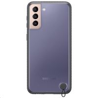 EF-GG996CBE Samsung Clear Protective Kryt pre Galaxy S21+ Black