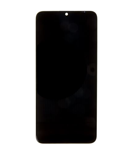 Honor X7a LCD displej + dotyk + predný kryt Black (Service Pack)